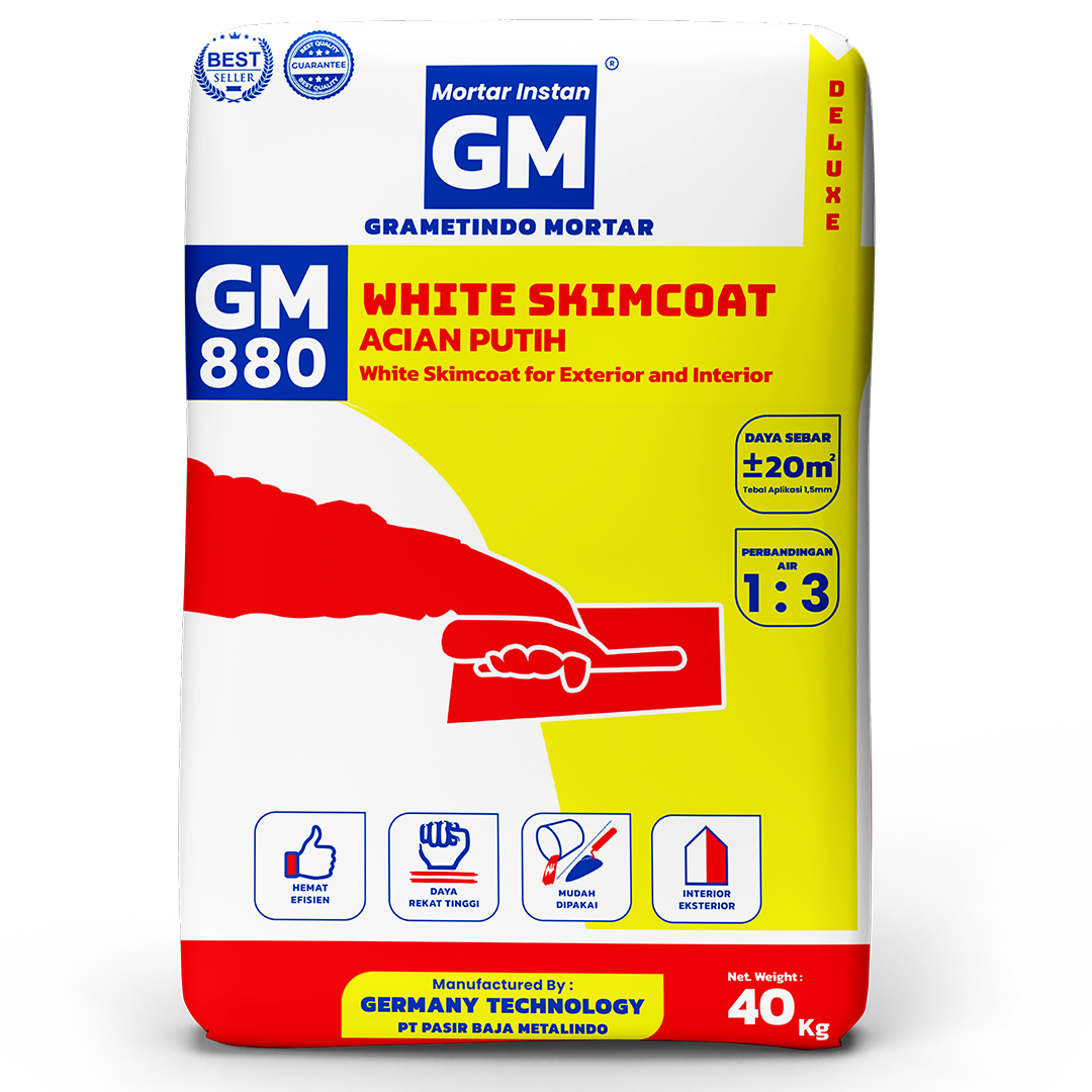 Grametindo Mortar Acian Putih Deluxe