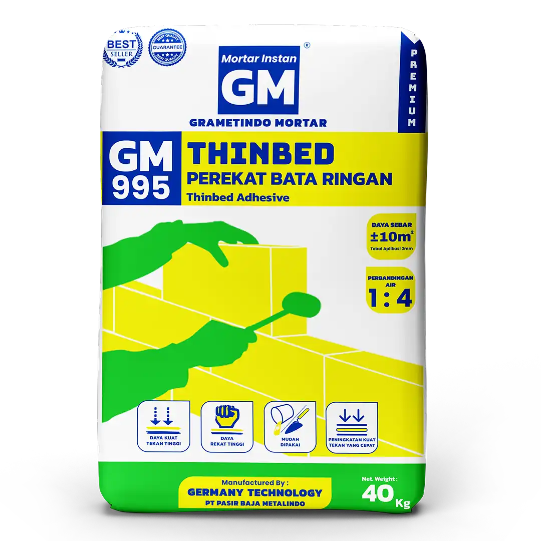 perekat bata ringan grametindo mortar