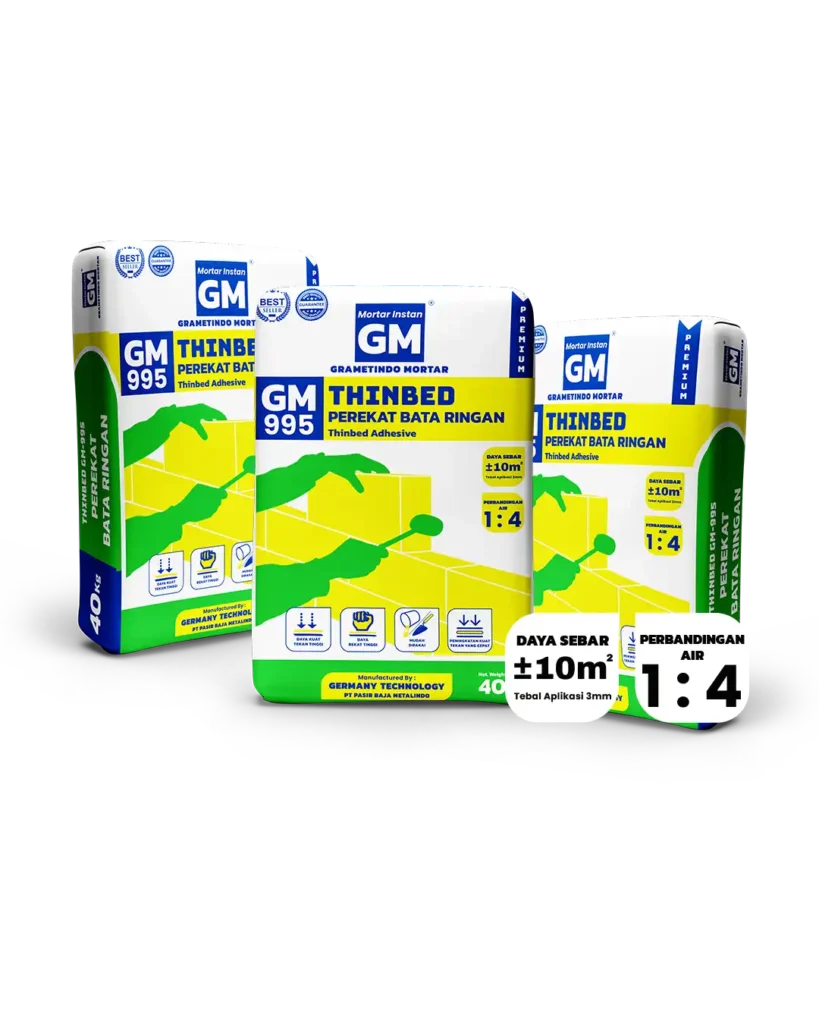 grametindo mortar perekat bata ringan premium