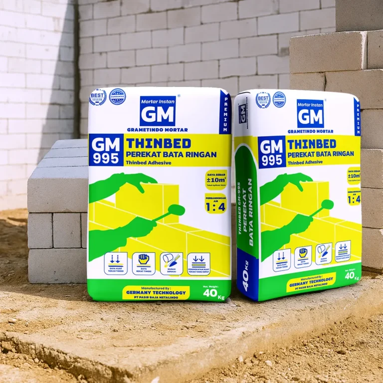 GM MORTAR Perekat Bata Ringan Premium Terbaik